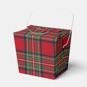 Tartan Clan Stewart Schotse Ruit Rode Groen Geruit Bedankdoosjes