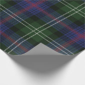 Tartan Clan Sutherland Paarse toets Cadeaupapier (Hoek)