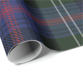 Tartan Clan Sutherland Paarse toets Cadeaupapier (Rol Hoek)