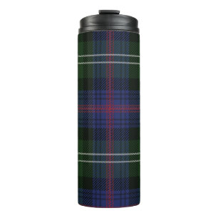 Tartan Clan Sutherland Schotsgeruit Groen Zwart Ru Thermosbeker