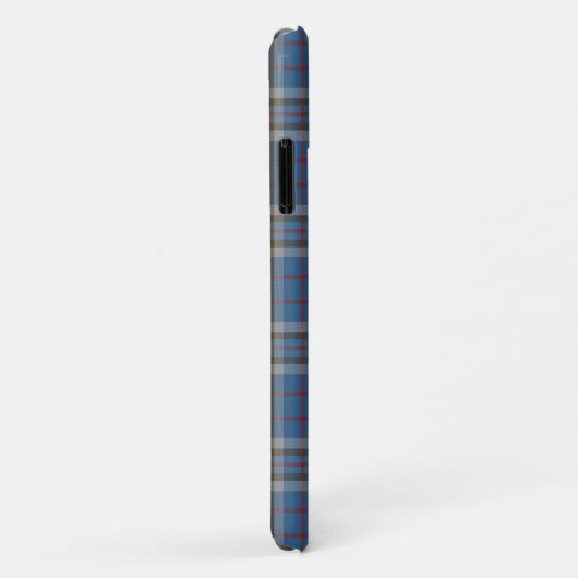 Tartan Clan Thompson Pset Blue Gray Personalized Case-Mate iPhone Case (Achterkant/rechts)
