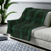 Tartan Clan Walsh Pset Green Check Patroon Fleece Deken