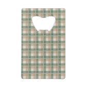 Tartan Creditkaart Flessenopener (Achterkant)