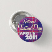 Tartan Dag 2011: Mini Ronde Button 3,2 Cm (Voorkant /achterkant)
