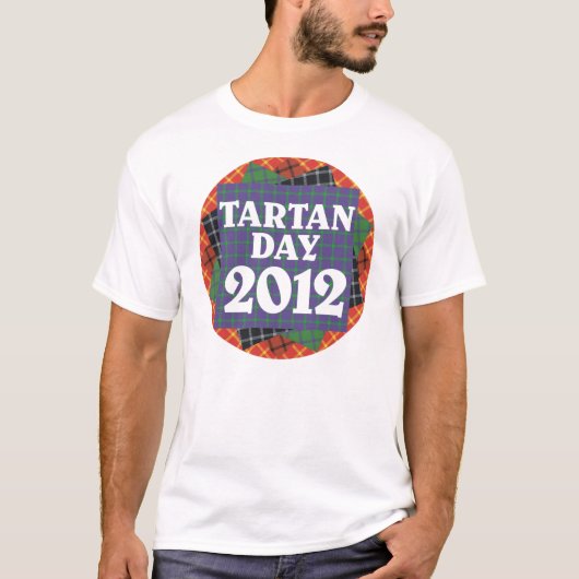 Tartan Dag 2012 T-shirt (Voorkant)