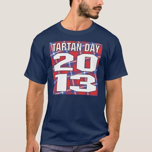 Tartan Dag 2013 T-shirt (Voorkant)