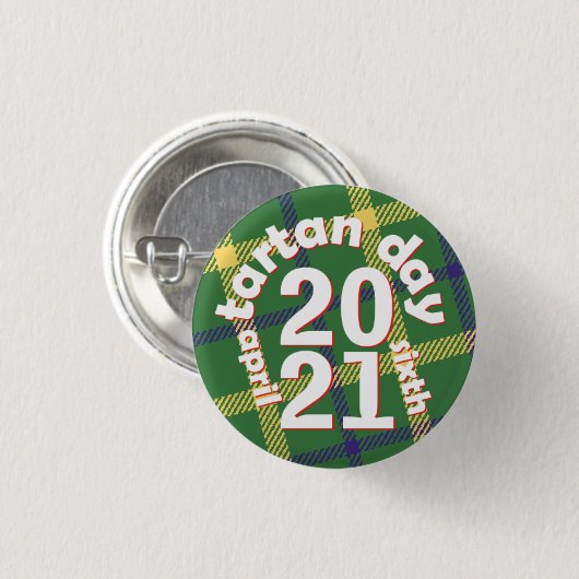 Tartan Dag 2021 Button (Voorkant /achterkant)