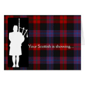 Tartan Dag Bagpiper (Voorkant Horizontaal)