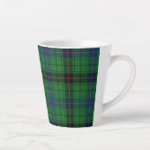 Tartan Davidson Plaid Green Black Rustic Latte Mok (Rechts)