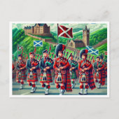 Tartan Day Celebration - 16-bits Briefkaart (Voorkant)