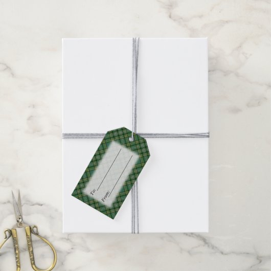 Tartan Delights Clan Currie Pset Cadeaulabel (Met Touw)