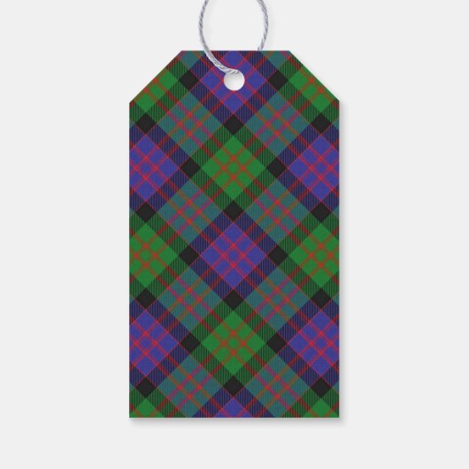 Tartan Delights Clan MacDonald Plaid Cadeaulabel (Achterkant)