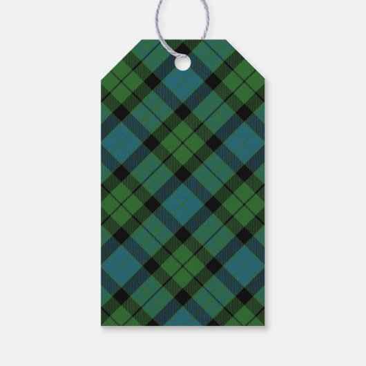 Tartan Delights Clan MacKay Ancient Plaid Cadeaulabel (Achterkant)