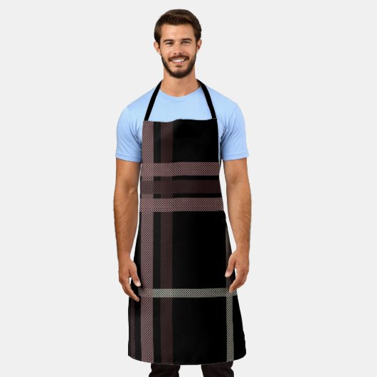 Tartan Detail Pattern Schort (Gedragen)