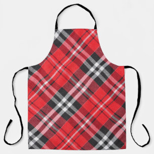Tartan doekpatroon Top Uitzicht Schort