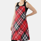 Tartan doekpatroon Top Uitzicht Schort (Insitu)