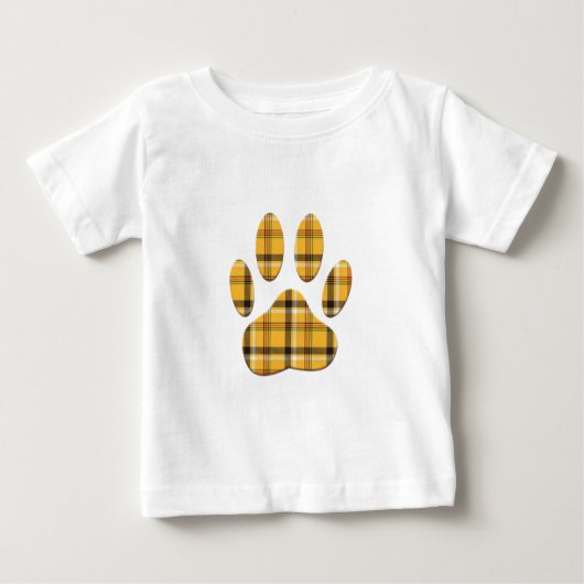 Tartan Dog Paw Print (Voorkant)