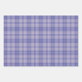 Tartan - Donker Paarse-Mauve-Cement Wit Anders Inpakpapier Vel (Voorkant)