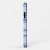 Tartan - donkerblauw tot lichtblauw - telefoongeva Case-Mate iPhone case (Achterkant/rechts)