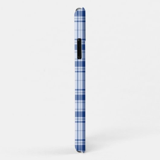 Tartan - donkerblauw tot lichtblauw - telefoongeva Case-Mate iPhone case (Achterkant/rechts)
