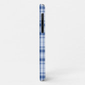 Tartan - donkerblauw tot lichtblauw - telefoongeva Case-Mate iPhone case (Achterkant/links)