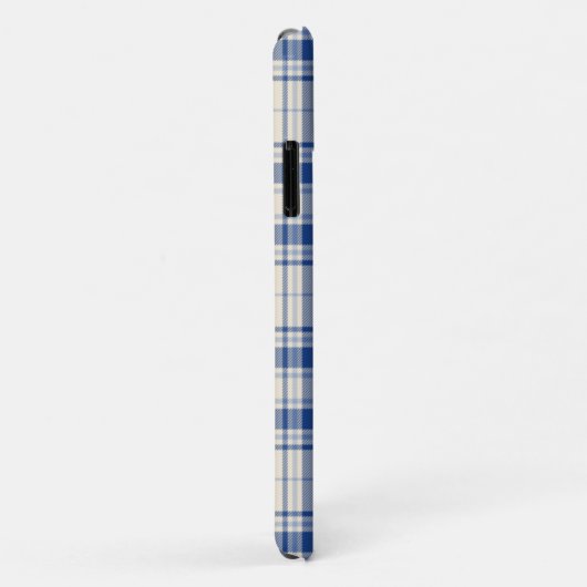 Tartan - Donkerblauwe crème Achtergrond - Telefoon Case-Mate iPhone Case (Achterkant/rechts)