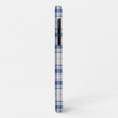 Tartan - Donkerblauwe crème Achtergrond - Telefoon Case-Mate iPhone Case (Achterkant/links)