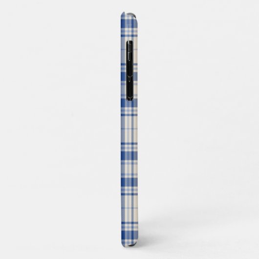 Tartan - Donkerblauwe crème Achtergrond - Telefoon Case-Mate iPhone Case (Achterkant/links)