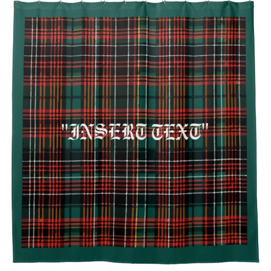 Tartan Douchegordijn (Voorkant)