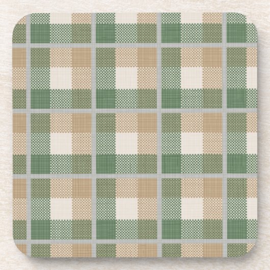 Tartan Drankjes Onderzetter (Voorkant)