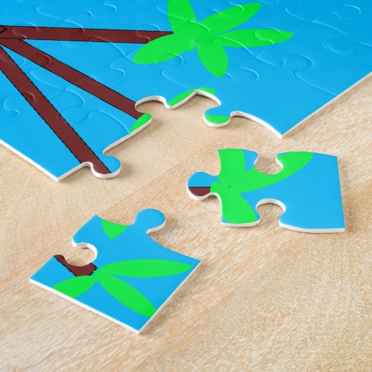 Tartan en harten Owl Legpuzzel (Zijkant)