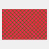 Tartan en Stripe combinatie Inpakpapier Vel (Voorkant)