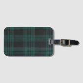 Tartan enkelzijdig met kaartsleuf bagagelabel (Voorkant (horizontaal))