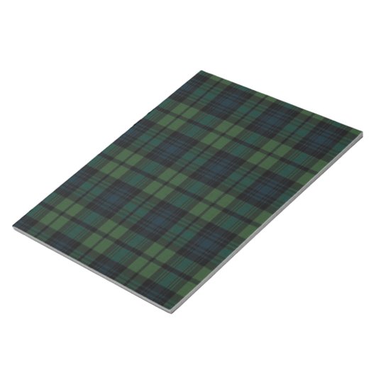 Tartan Fabric 11 x 8,5 inch Notitieblok - 40 pagin (Schuin)