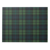 Tartan Fabric 11 x 8,5 inch Notitieblok - 40 pagin (Voorkant)