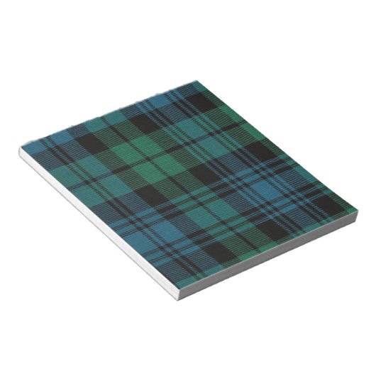 Tartan Fabric 5,5 x 6 inch Notitieblok - 40 pagina (Schuin)