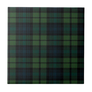 Tartan Fabric Ceramic Tegel Tegeltje