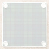 Tartan Fabric Glass Onderzetter (Achterkant)
