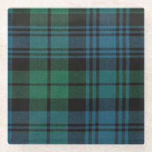Tartan Fabric Glass Onderzetter Glazen Onderzetter