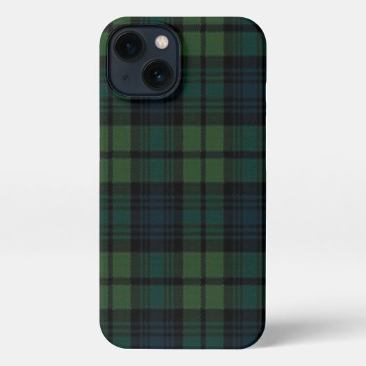 Tartan Fabric iPhone 13 iPhone Hoesje (Achterkant)