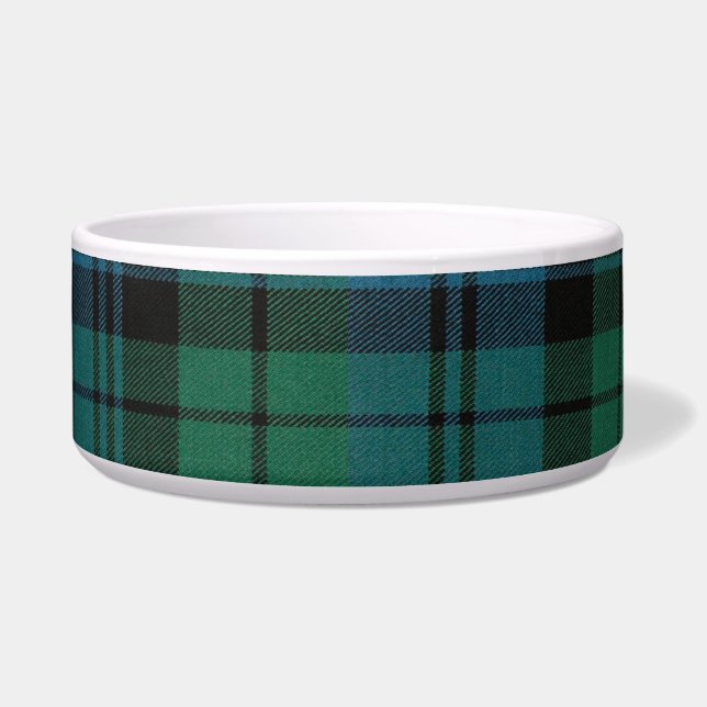 Tartan Fabric Large Pet Bowl Voerbakje (Voorkant)