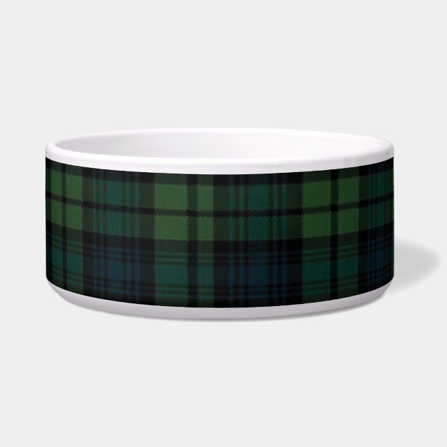 Tartan Fabric Large Pet Bowl Voerbakje (Voorkant)