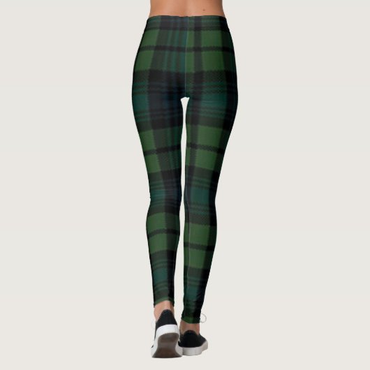 Tartan Fabric-Leggings Leggings (Achterkant)