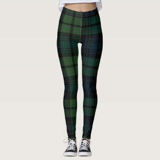 Tartan Fabric-Leggings Leggings