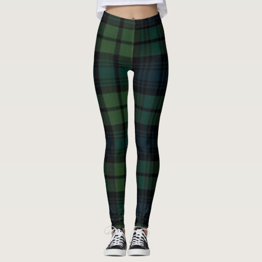 Tartan Fabric-Leggings Leggings (Voorkant)