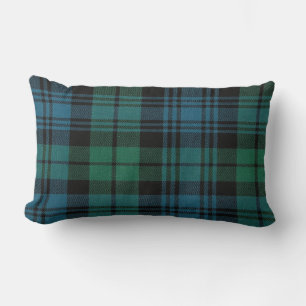 Tartan Fabric Lumbar Pillow 13 x 21 inch Kussen