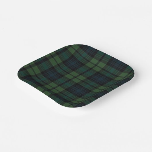 Tartan Fabric Paper Bord (Gebogen)