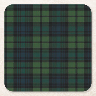 Tartan Fabric Paper Onderzetter