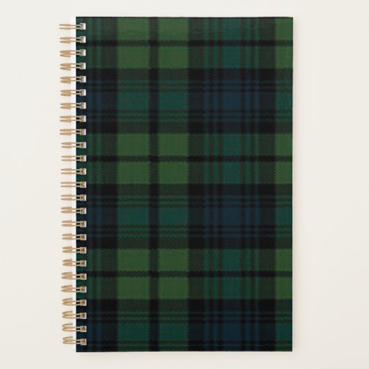 Tartan Fabric Planner (Voorkant)