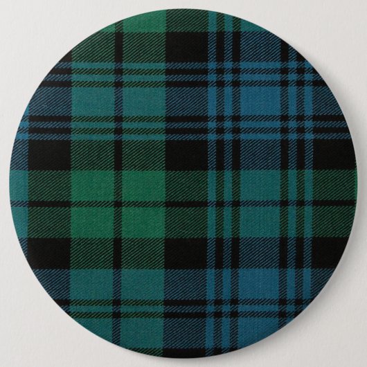 Tartan Fabric Round Button (Voorkant)